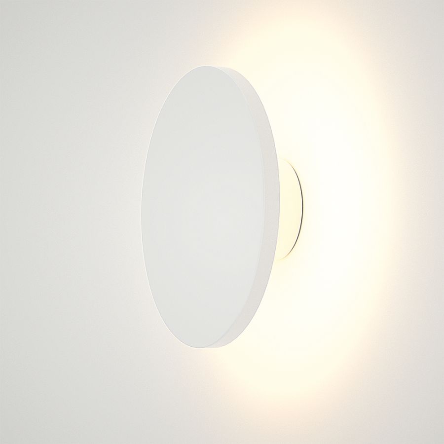 Φωτιστικό Επιτοίχιο IP54 D:17cmx5.5cm LED 8W 3CCT Outdoor Wall Lamp White  it-Lighting Geneva 80201120